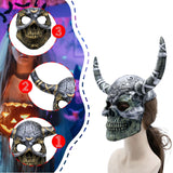 Maxbell Halloween Skeleton Mask Creepy Skeleton Mask for Role Play Festival Dress up