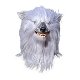 Maxbell Latex Wolf Head Mask Full Head for Stage Performance Themed Party Masquerade