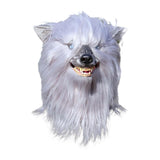 Maxbell Latex Wolf Head Mask Full Head for Stage Performance Themed Party Masquerade