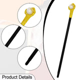 Maxbell Halloween Costume Walking Cane for Festivals Stage Performance Show Birthday Transparent Ball
