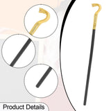 Maxbell Halloween Cane for Men Snake Head Shaped for Wedding Themed Party Stage Show Gold