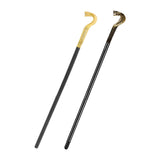 Maxbell Halloween Cane for Men Snake Head Shaped for Wedding Themed Party Stage Show Gold
