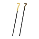 Maxbell Halloween Cane for Men Snake Head Shaped for Wedding Themed Party Stage Show Gold