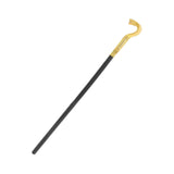 Maxbell Halloween Cane for Men Snake Head Shaped for Wedding Themed Party Stage Show Gold