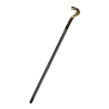 Maxbell Halloween Cane for Men Snake Head Shaped for Wedding Themed Party Stage Show Bronze