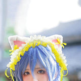 Maxbell Cat Ears Lolita Headband Cute for Party Supplies Stage Performances Carnival yellow