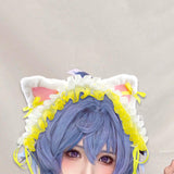 Maxbell Cat Ears Lolita Headband Cute for Party Supplies Stage Performances Carnival yellow