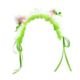 Maxbell Cat Ears Lolita Headband Cute for Party Supplies Stage Performances Carnival green