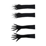 Maxbell Halloween Costume Paw Gloves Paw Gloves for Party Supplies Stage Performance Argent nail