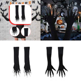 Maxbell Halloween Costume Paw Gloves Paw Gloves for Party Supplies Stage Performance Argent nail