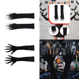 Maxbell Halloween Costume Paw Gloves Paw Gloves for Party Supplies Stage Performance Argent nail