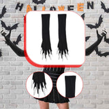Maxbell Halloween Costume Paw Gloves Paw Gloves for Party Supplies Stage Performance Argent nail