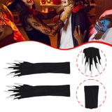 Maxbell Halloween Costume Paw Gloves Paw Gloves for Party Supplies Stage Performance Argent nail