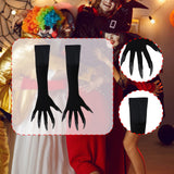 Maxbell Halloween Costume Paw Gloves Paw Gloves for Party Supplies Stage Performance black nail