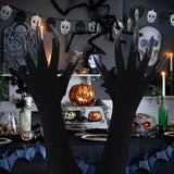 Maxbell Halloween Costume Paw Gloves Paw Gloves for Party Supplies Stage Performance black nail