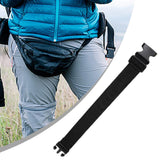 Maxbell Fanny Pack Extender Strap with Buckle Hooks Extension for Shoulder Pouch Bag 35cmx2.5cm
