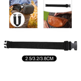 Maxbell Fanny Pack Extender Strap with Buckle Hooks Extension for Shoulder Pouch Bag 35cmx2.5cm