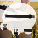 Maxbell Fanny Pack Extender Strap with Buckle Hooks Extension for Shoulder Pouch Bag 35cmx3.2cm