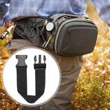 Maxbell Fanny Pack Extender Strap with Buckle Hooks Extension for Shoulder Pouch Bag 35cmx3.2cm