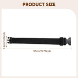Maxbell Fanny Pack Extender Strap with Buckle Hooks Extension for Shoulder Pouch Bag 35cmx3.2cm
