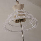 Maxbell Hoop Skirt Petticoat Liner Women Hoops Pannier Petticoat for Prom Dress Gown