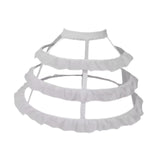 Maxbell Hoop Skirt Petticoat Liner Women Hoops Pannier Petticoat for Prom Dress Gown