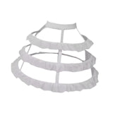 Maxbell Hoop Skirt Petticoat Liner Women Hoops Pannier Petticoat for Prom Dress Gown