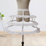 Maxbell Hoop Skirt Petticoat Liner Women Hoops Pannier Petticoat for Prom Dress Gown