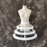 Maxbell Hoop Skirt Petticoat Liner Women Hoops Pannier Petticoat for Prom Dress Gown