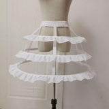 Maxbell Hoop Skirt Petticoat Liner Women Hoops Pannier Petticoat for Prom Dress Gown