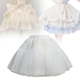 Maxbell Petticoat Skirt Ballet Short Lolita Skirt Support for Princess Wedding Party 35cm