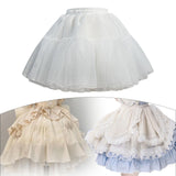 Maxbell Petticoat Skirt Ballet Short Lolita Skirt Support for Princess Wedding Party 40cm