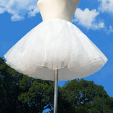 Maxbell Petticoat Skirt Ballet Short Lolita Skirt Support for Princess Wedding Party 40cm