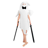 Maxbell Ghost Costume Onesie Fancy Party Long Cape Halloween Costume for Men