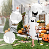 Maxbell Ghost Costume Onesie Fancy Party Long Cape Halloween Costume for Men