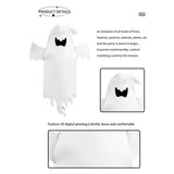 Maxbell Ghost Costume Onesie Fancy Party Long Cape Halloween Costume for Men