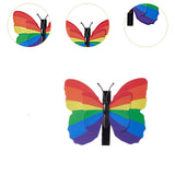 Maxbell 8Pcs Rainbow Butterfly Hair Clips Cute for Masquerade Hair Styling Accessory