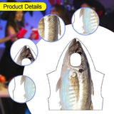 Maxbell Cosplay Fish Costume Funny Halloween Costumes for Party Photo Props Carnival