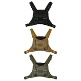 Maxbell Front Chest Bag Multifunction Antitheft Chest Rig for Travel Climbing Hiking black