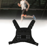 Maxbell Front Chest Bag Multifunction Antitheft Chest Rig for Travel Climbing Hiking black