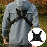 Maxbell Front Chest Bag Multifunction Antitheft Chest Rig for Travel Climbing Hiking black