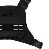 Maxbell Front Chest Bag Multifunction Antitheft Chest Rig for Travel Climbing Hiking black