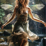 Maxbell Dragonfly Wing Wearable Elf Wing for Photo Props Pretend Play Birthday Party