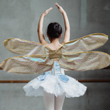 Maxbell Dragonfly Wing Wearable Elf Wing for Photo Props Pretend Play Birthday Party