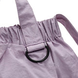 Maxbell Women Shoulder Bag Soft Nylon Fashion Large Handbag for Holiday Street Work violet