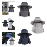 Maxbell Outdoor Sun Hat Foldable Breathable Mesh for Travel Mountaineering Gardening Dark Gray