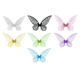 Maxbell Butterfly Wing Adults and Kids Photo Props Decor for Halloween Show Festival White