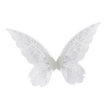 Maxbell Butterfly Wing Adults and Kids Photo Props Decor for Halloween Show Festival White