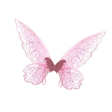 Maxbell Butterfly Wing Adults and Kids Photo Props Decor for Halloween Show Festival Pink