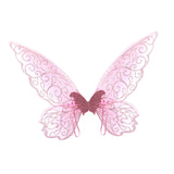Maxbell Butterfly Wing Adults and Kids Photo Props Decor for Halloween Show Festival Pink